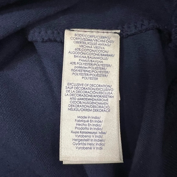 Chaps Men's Blue and Gray Zip-Up Sweater - Picture 7 of 15